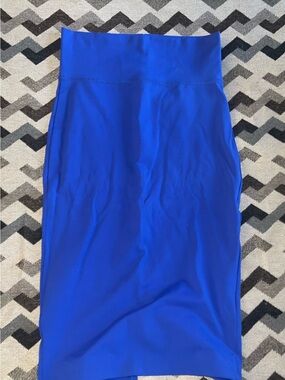 bebe Royal Blue Pencil Skirt